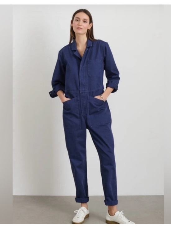 Alex Mill Pants - Alex Mill Navy Jumpsuit with Belt
